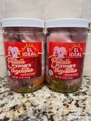 2 JARS El Ideal Patitas and Vegetables en vinagre Pickled Pork Feet 15 oz Pig's Meat