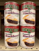 4 CANS Lucky Leaf Premium Blackberry Fruit Filling & Topping 21 oz Can Pie