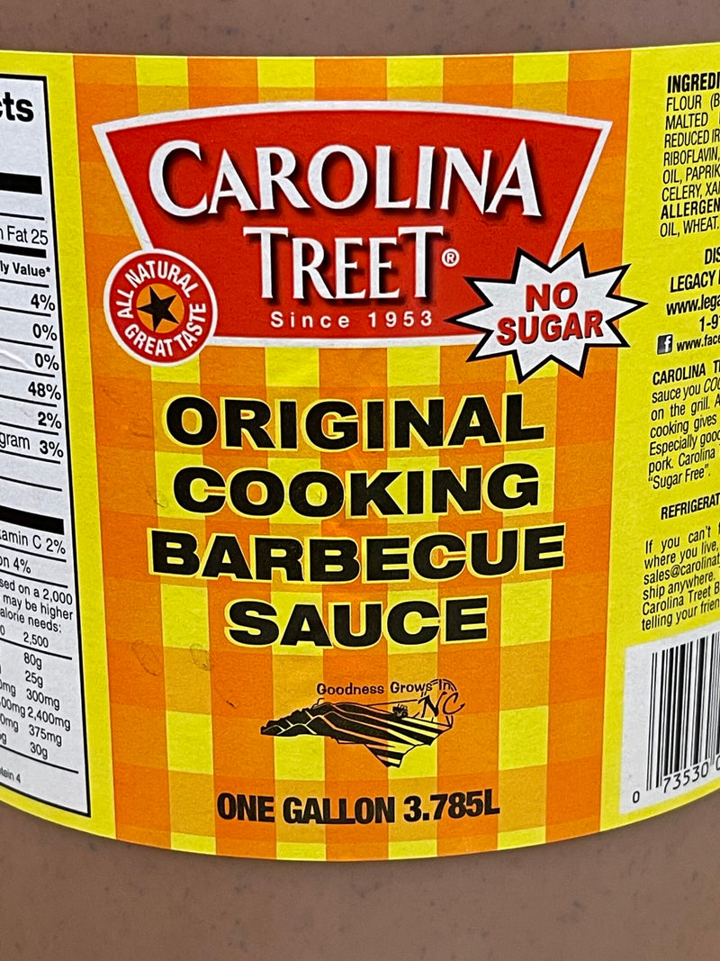 1 Gallon Carolina Treet BBQ Sauce 128 oz Dip Grilling Eastern NC Barbecue