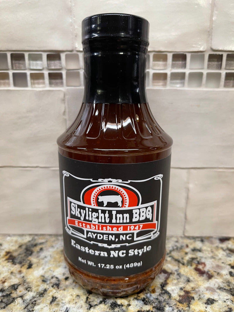 3 Bottles Skylight Inn BBQ Sauce 17.25 oz Barbecue Pork Dip Chicken Ayden NC