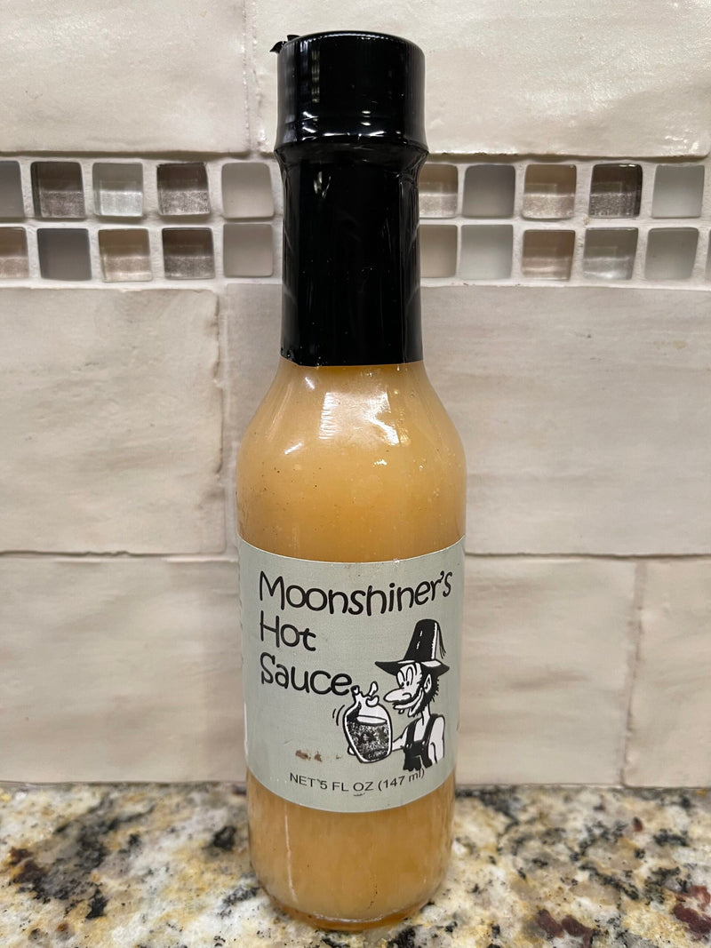 3 BOTTLES D'Vine Foods Moonshiner's Hot Sauce 5 oz Pepper Moonshine