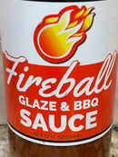 3 BOTTLES D'Vine Foods Fireball Glaze & BBQ Sauce 12 oz Pork Chicken