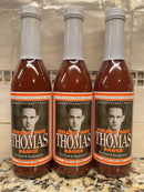 3 BOTTLES Thomas Gourmet Foods Mildly Hot Thomas Sauce 14 oz