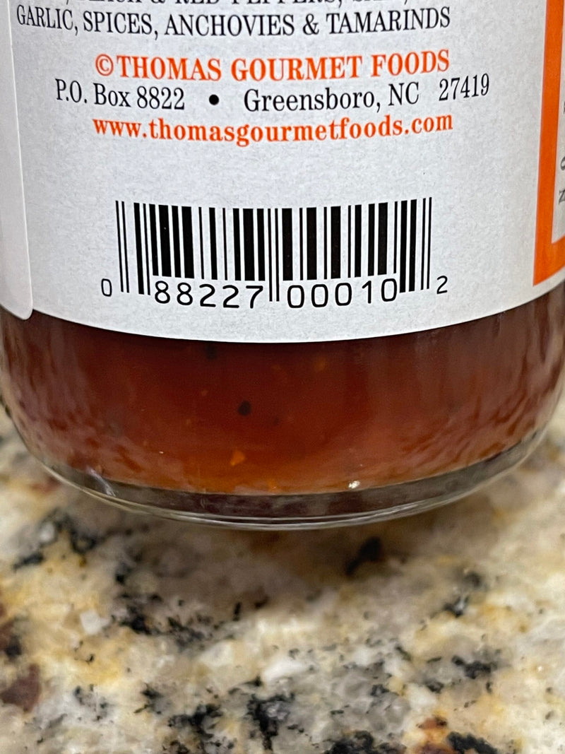 3 BOTTLES Thomas Gourmet Foods Mildly Hot Thomas Sauce 14 oz