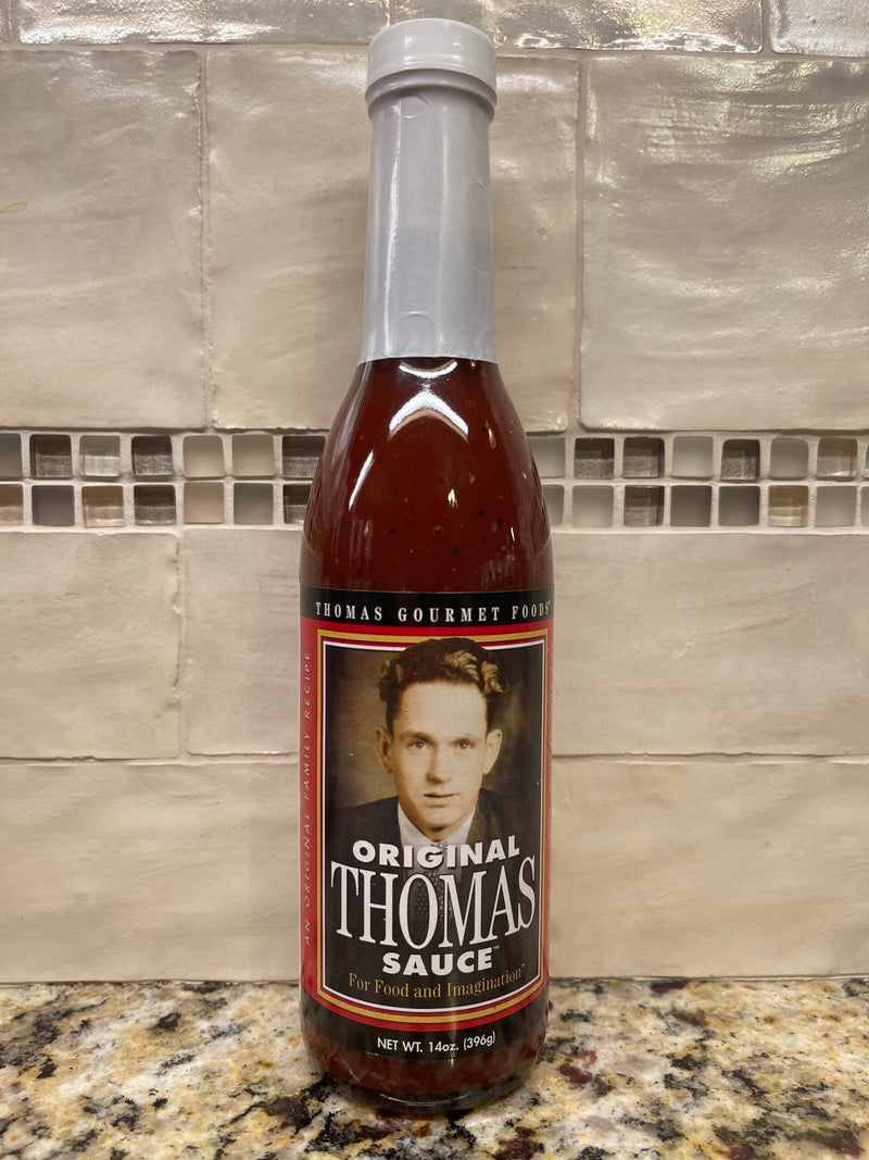 3 BOTTLES Original Thomas Gourmet Foods Sauce 14 oz Steak Fish BBQ