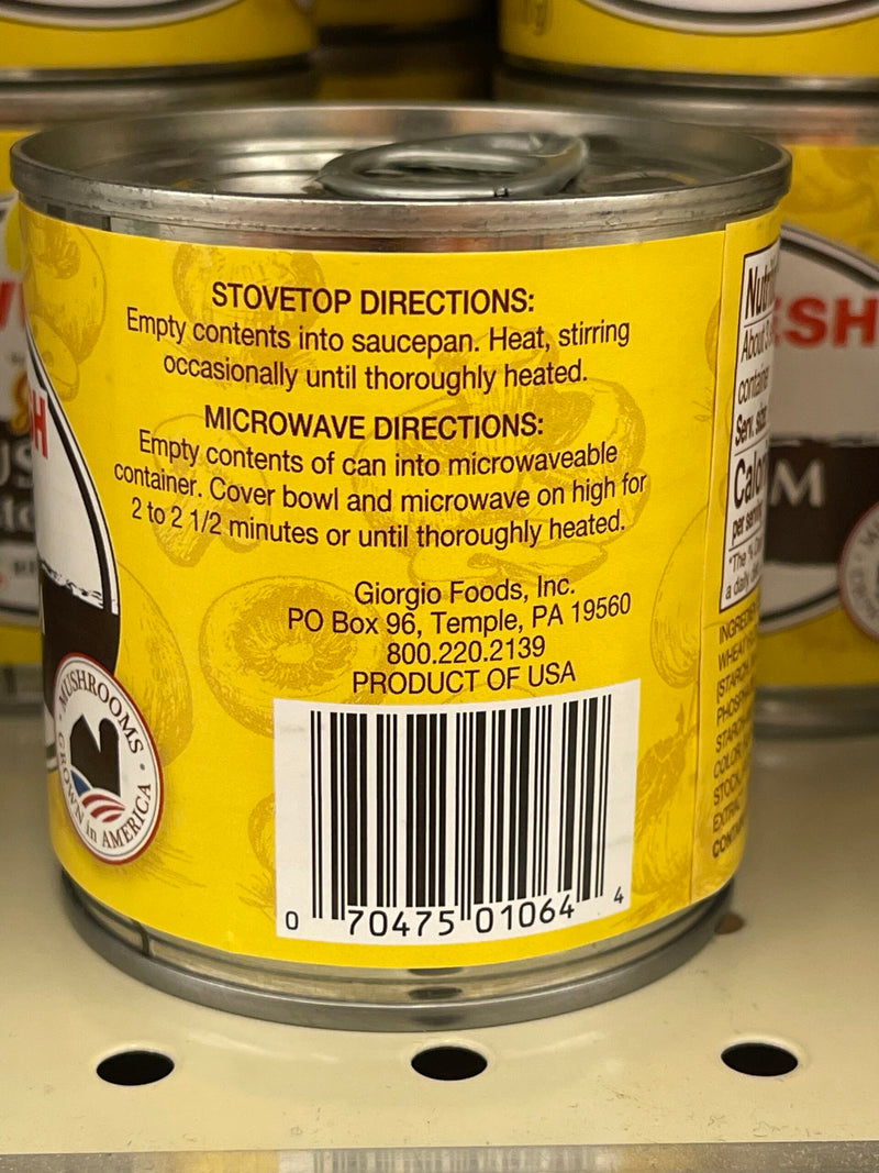 SIX CANS Dawn Fresh By Giorgio Mushroom Steak Sauce 6 oz Meatloaf Burger