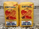 2 BAGS Atkinsons Cattail White Corn Meal 2 lb Bag flour fine ground