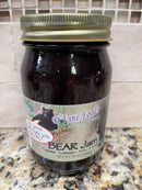 2 Jars D'vine Foods BEAR Jam 18 oz Jar Blueberry Elderberry Apple Raspberry