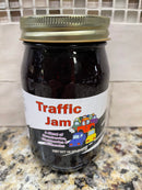 2 Jars D'vine Foods TRAFFIC Jam 18 oz Jar Strawberry Blackberry Blueberry Jelly