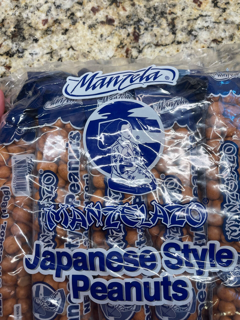 Manzelazo Japanese Style Peanuts by Manzela 10 Bags Cacahuates Estilo Japones