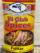 2 BOTTLES El Club Fajita Seasoning Marinade 24 oz beef pork chicken