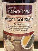 3 BOTTLES Taste of Inspirations Sweet Bourbon Marinade Sauce 12 oz