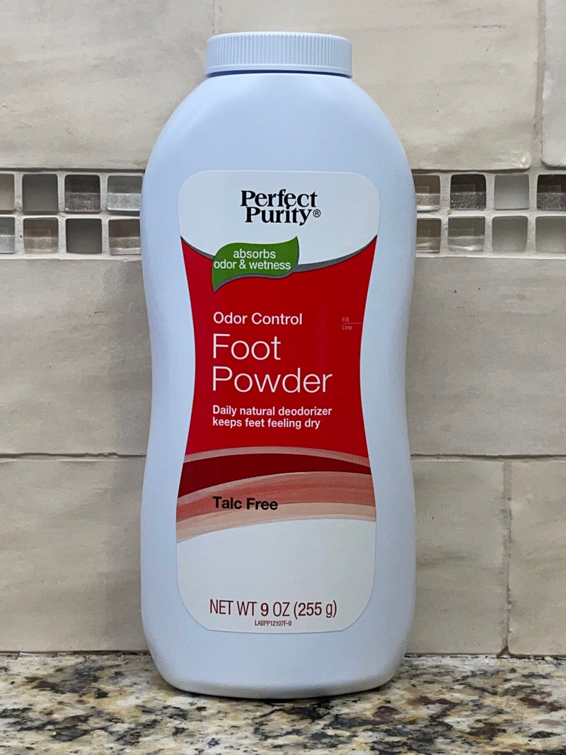 4 Bottles Perfect Purity Odor Control Foot Powder 9 oz Talc Free