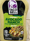 4 BOTTLES Taco Bell Creamy Avocado Ranch Sauce 12 oz guacamole dip chips