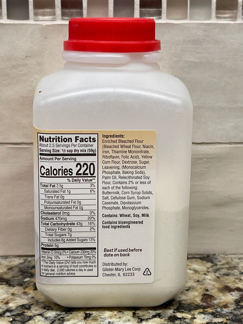 4 Bottles Fast Shake Buttermilk Pancake Mix 10.5 oz. Jug Waffle Syrup