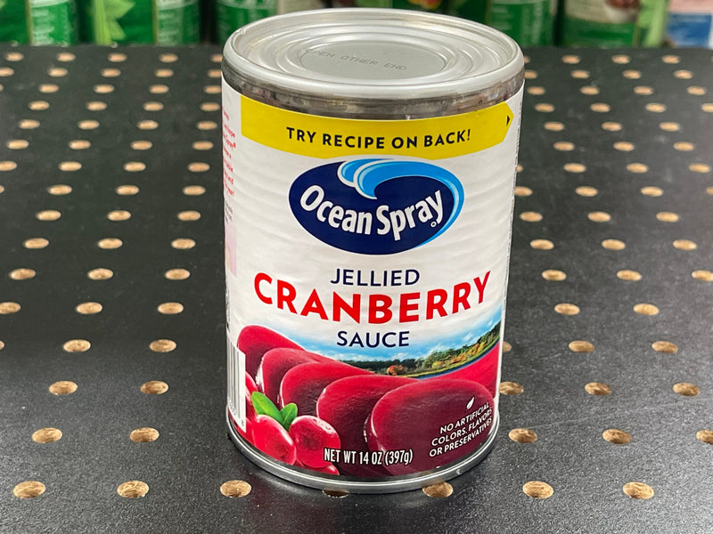 6 CANS Ocean Spray Jellied Cranberry Sauce 14 Oz Can Dressing Jelly turkey