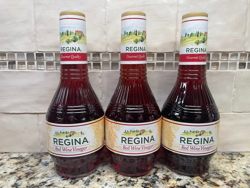 3 Bottles Gourmet Regina Red Wine Vinegar 12 oz Marinade Salad