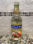 3 Bottles Holland House White Wine Vinegar 12 oz light salad