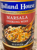 3 Bottles Holland House Marsala Cooking Wine 16 oz beef stroganoff