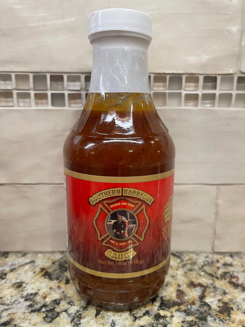 3 BOTTLES Southern Barbecue BBQ Sauce 18 oz Pork Fire Chief