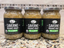 3 JARS Saverne Organic Dill & Garlic Kraut 16 oz Sauerkraut Pickled Cabbage