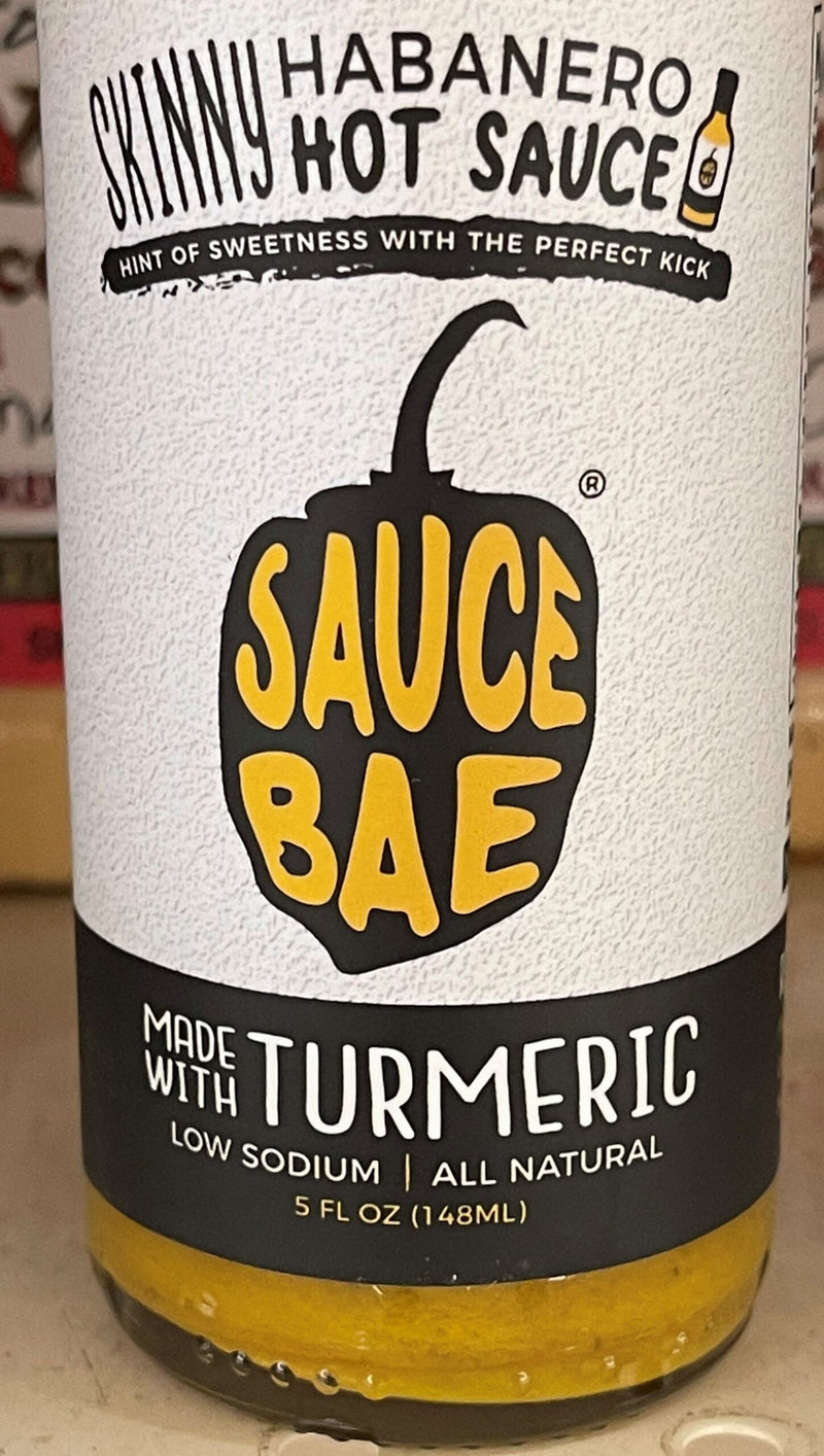 Sauce BAE Skinny Habanero Pepper Hot Sauce 5 Oz Tumeric