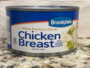 6 CANS Brookdale White Chunk Chicken Breast Meat 12.5 oz Can