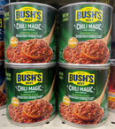 4 CANS Bush's Chili Magic Chili Starter Campfire Recipe Medium 16 oz Can Base