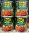 4 CANS Bush's Chili Magic Chili Starter Campfire Recipe Medium 16 oz Can Base