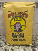 2 BAGS Adluh Table Tested Plain Yellow Corn Meal 2 Lb flour Enriched