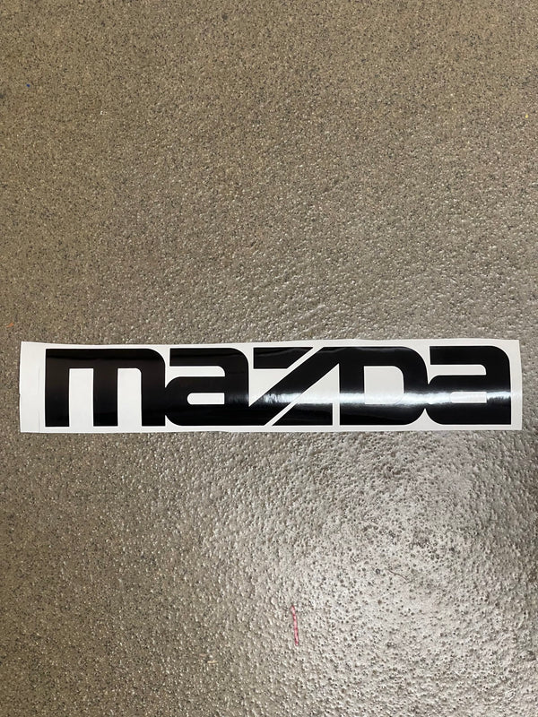 Black Tailgate Sticker Decal for 85-93 Mazda B220 B2600 Pickup Truck Emblem