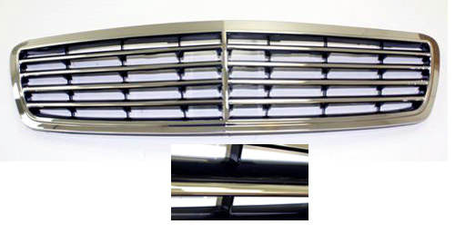 Radiator Grill Mercedes Benz C230 C240 C32 C320 black-0