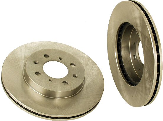 2 Front Brake Rotors Acura Integra Honda Civic Del Sol-0