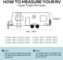 Quictent Upgraded Travel Trailer RV Camper Cover Extra-Thick 6-ply 22-24Ft