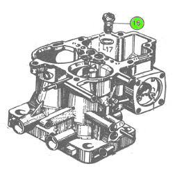 Power Valve on Weber DGAV DGEV or DGV Carburetor 64235016