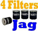 4 Oil Filters Jaguar XJ XJS XJ6 XJ12 XJR XJ40 XJ300 V12-2615