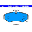 New Rear Brake Pad Set for Dodge Sprinter 2500 Mercedes G55