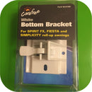 Carefree RV White Awning Foot Bracket Spirit Fiesta Bottom Camper Travel Trailer