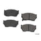 New OPParts Semi Met Front Brake Pad Set for Nissan NX Sentra