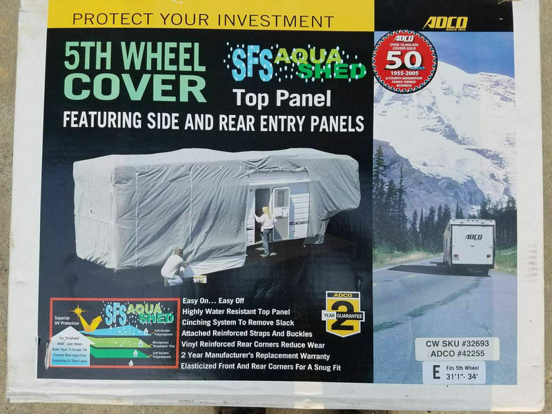 Fifth Wheel Travel Trailer Toy Hauler 31-34 Camper Cover ADCO 52255