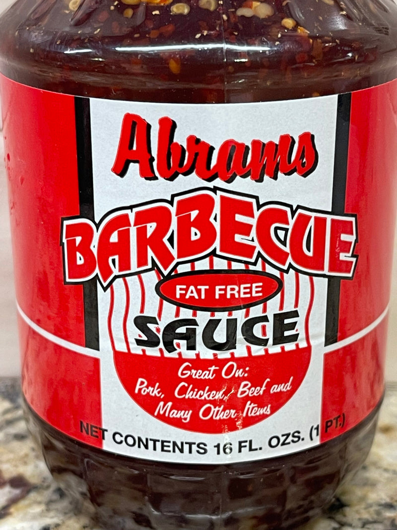 3 Bottles Abram's Barbecue Sauce BB-Q Tarboro NC Pork Chicken Beef