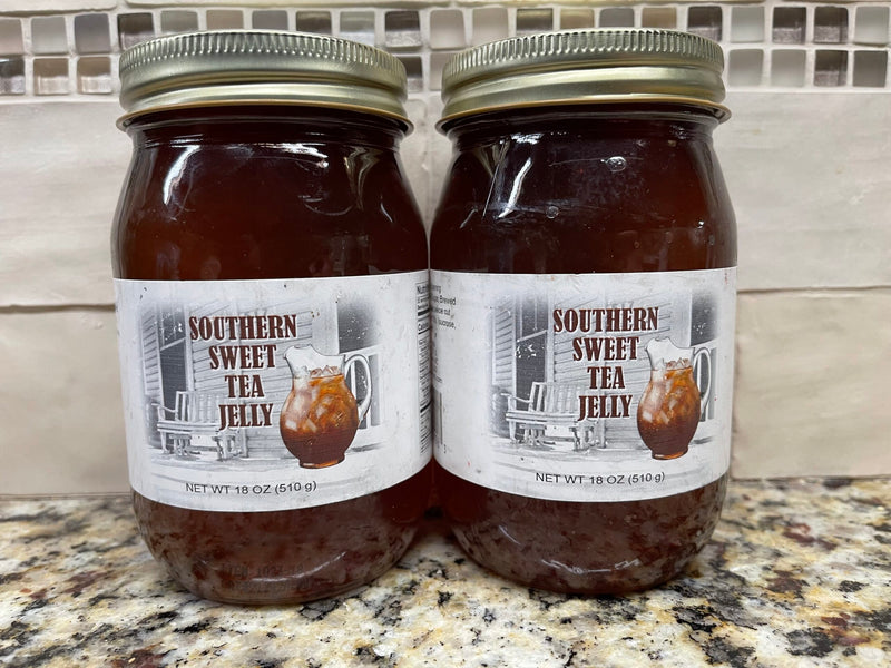 2 Jars D'vine Foods Nature's Pick Southern Sweet Tea Jelly 18 oz Jar Jam