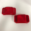 Pair of Bargman Tail Light Replacement Lens Camper RV Travel Trailer Pop Up