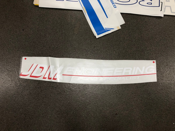 JDM Engineering Ford Specialist Windshield Sticker Decal