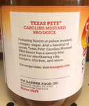 3 BOTTLES Texas Pete Carolina Mustard BBQ Sauce 17.5 oz Barbeque Honey