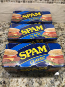 12 CANS Spam Classic 12 oz. cans Treet Lunch Meat Ham FREE SHIP