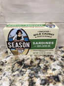 10 CANS Season Wild Caught Sustainable Fish Sardines Can Snack FREE SHIP