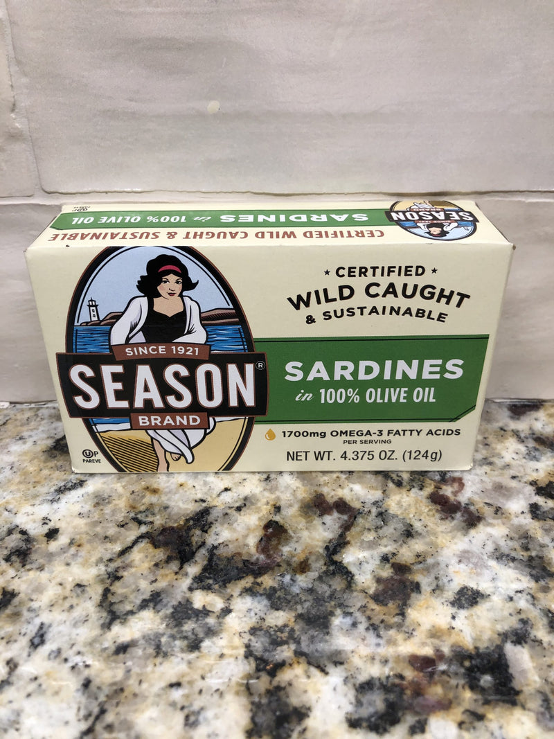 10 CANS Season Wild Caught Sustainable Fish Sardines Can Snack FREE SHIP