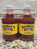 2 BIG Bottles George's Original Barbecue Sauce 32 oz BBQ Marinade Pork Dip