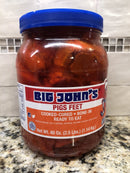 1/2 Gallon Jar Big John's Pickled Pig's Feet like Sausage Wieners 2.5 lbs 40 oz.